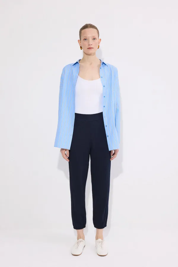 PANTALONS EN MAILLE ÉLASTIQUE