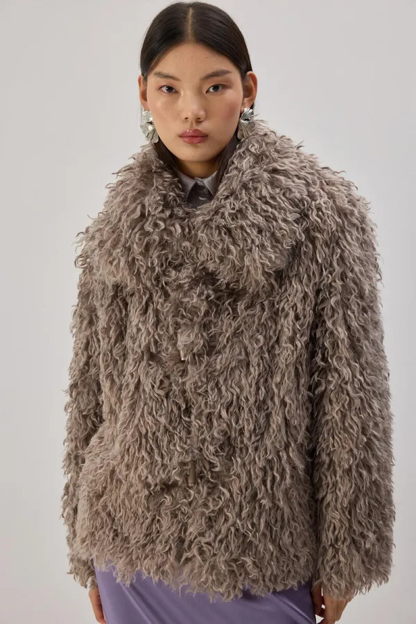 FAUX FUR COAT FAUX FUR COAT