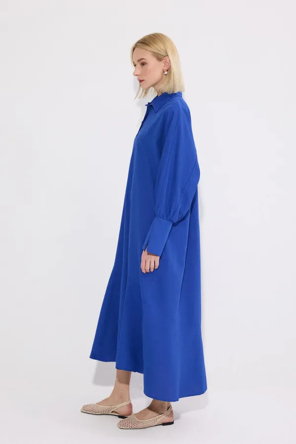 OVERSIZE POPLIN DRESS