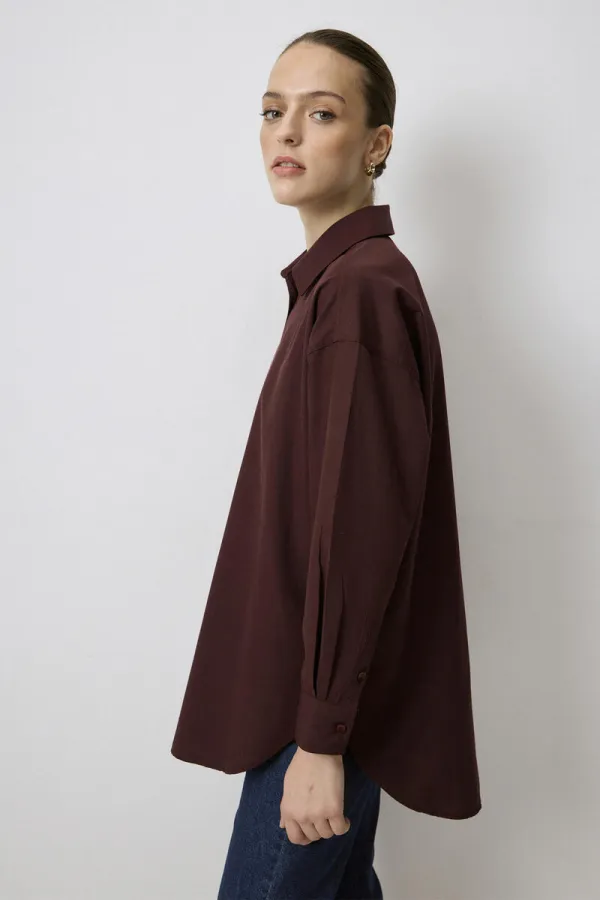 OVERSIZE FIT POPLIN SHIRT OVERSIZE FIT POPLIN SHIRT