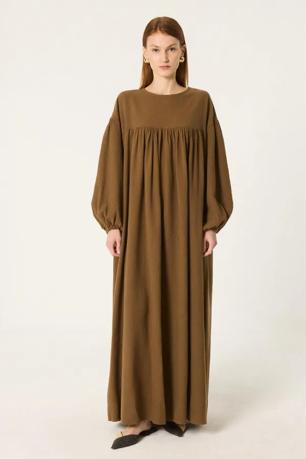 KEMERLİ OVERSIZE ELBİSE KEMERLİ OVERSIZE ELBİSE