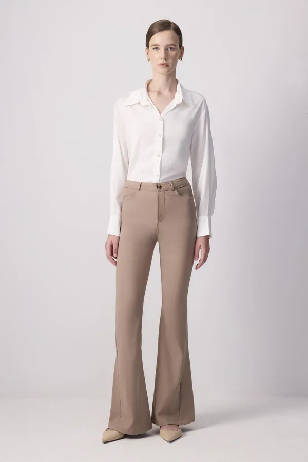 PANTALONS ÉVASÉS ESPAGNOLS EN CRÊPE