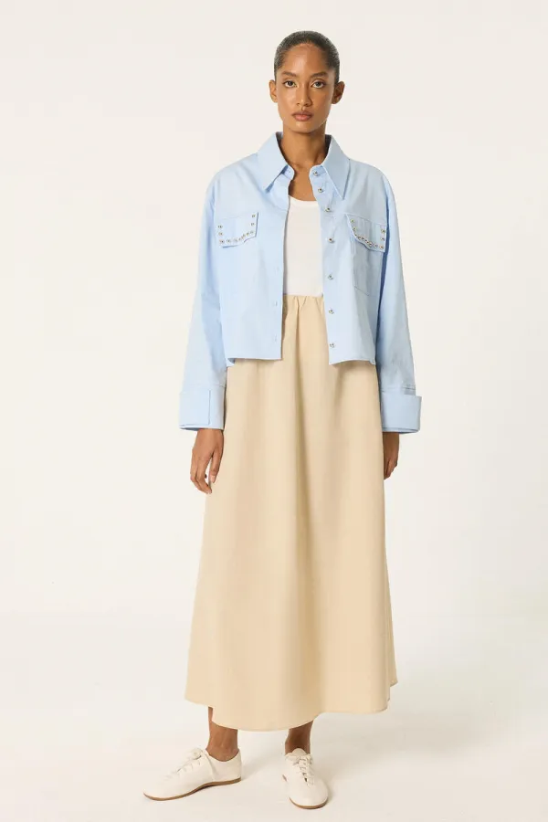 ELASTIC WAIST SKIRT ELASTIC WAIST SKIRT