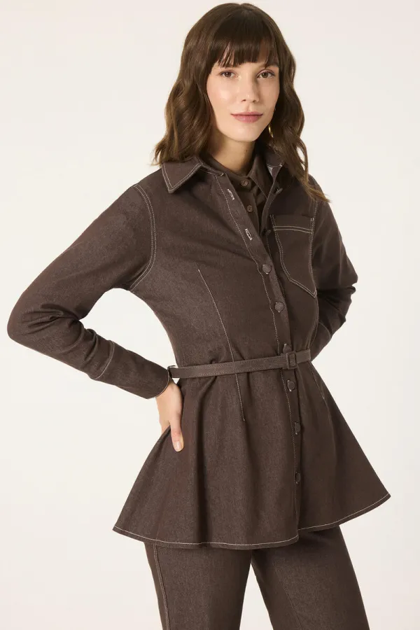 KEMERLİ DENİM TAKIM