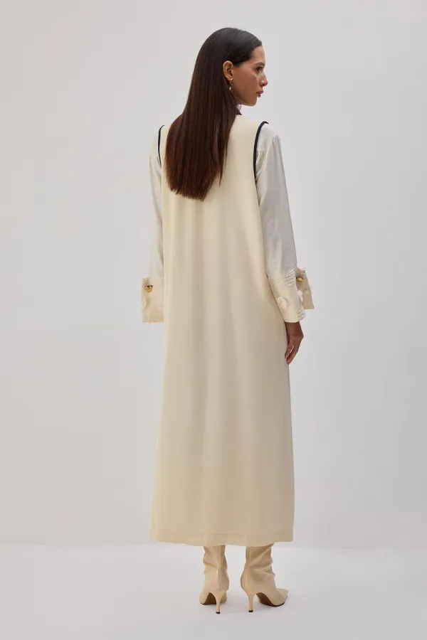 SHIRT COLLAR CREPE VEST SHIRT COLLAR CREPE VEST
