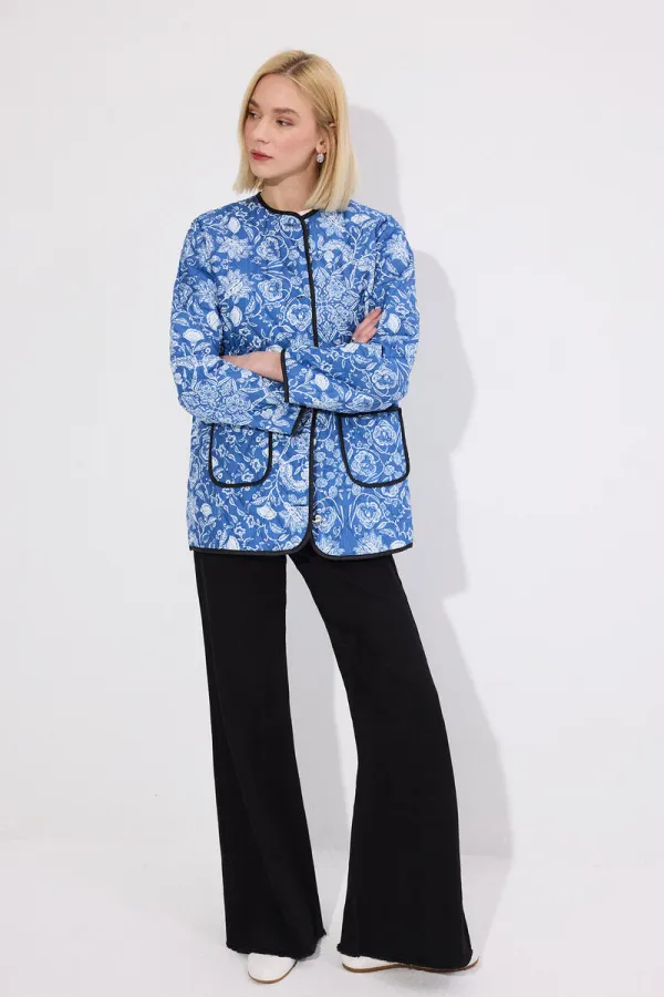 VESTE MATELASSÉE À MOTIFS