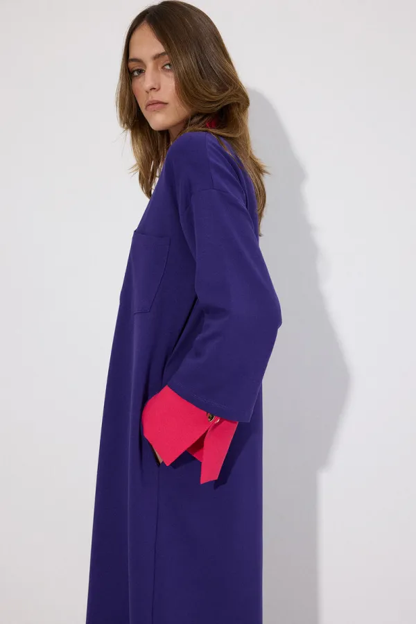 CEPLİ ÖRME ELBİSE