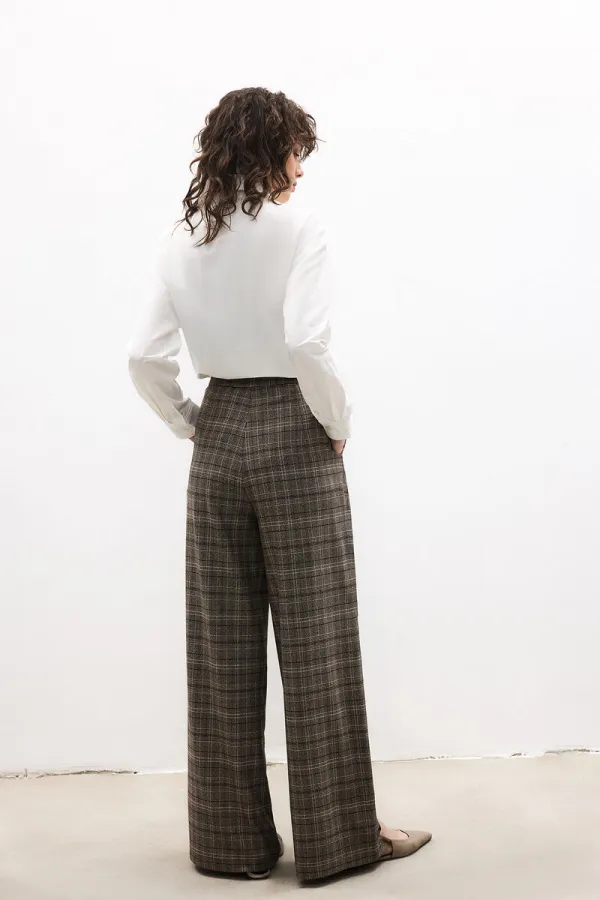 PİLELİ EKOSE PANTOLON