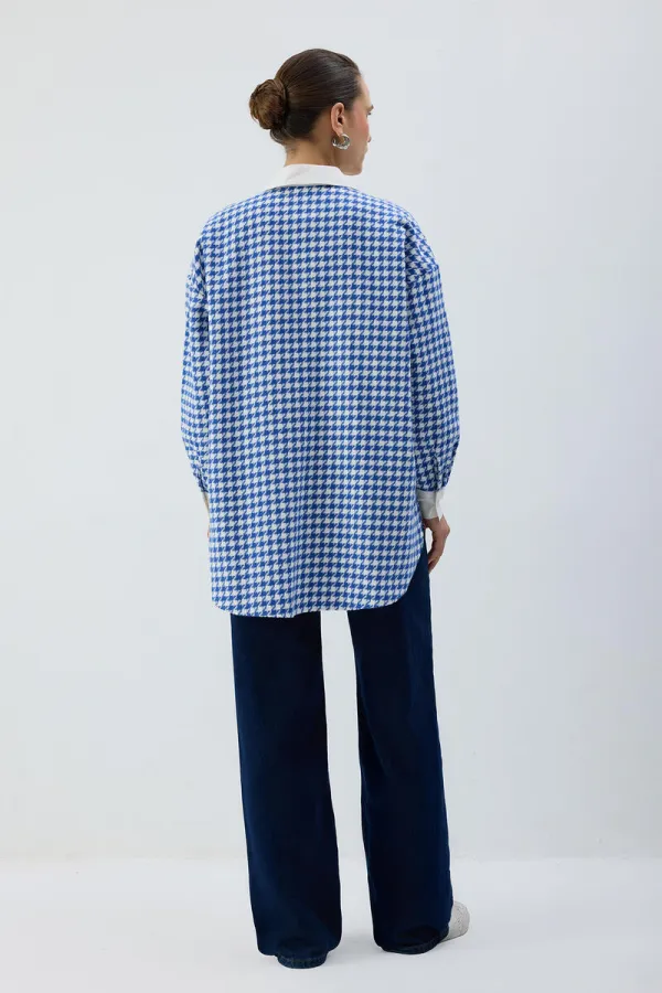 KAZAYAĞI DESENLİ TÜVİT GÖMLEK