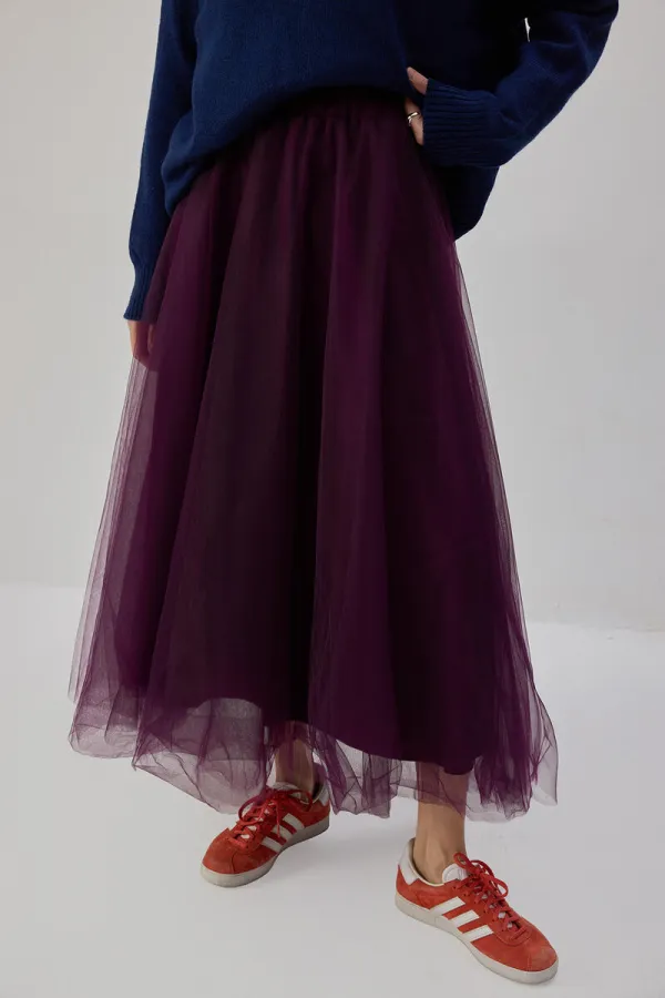 jupe bouffante en tulle