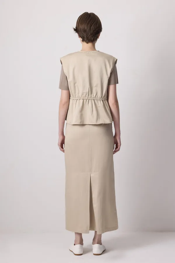 Gathered Detail Vest