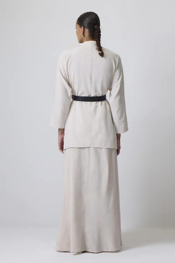 KETEN DOKULU GÖMLEK ETEK TAKIM