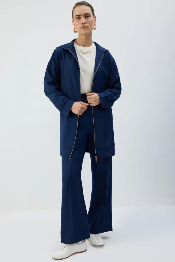 FERMUARLI KAPÜŞONLU CEKET