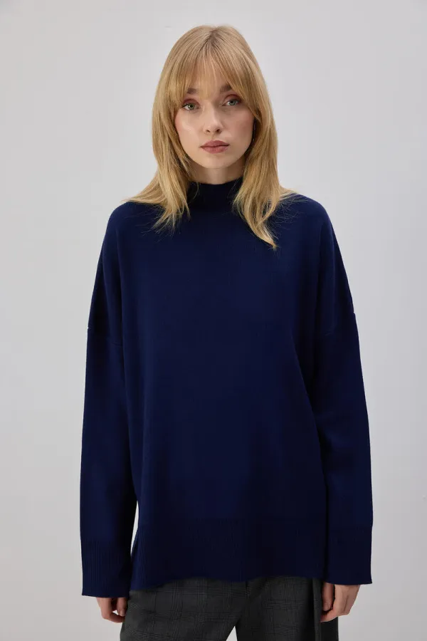 DİK YAKA BASIC TRİKO KAZAK