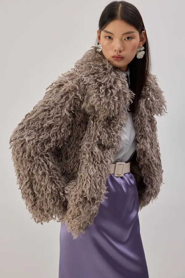 FAUX FUR COAT FAUX FUR COAT
