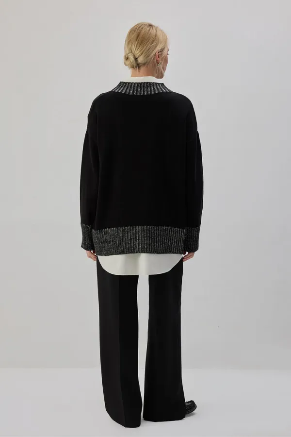 ZIT RENKLİ ÖRGÜ TUNİK