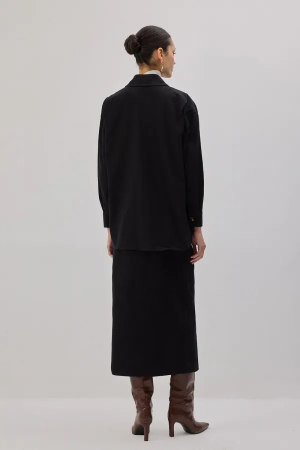 GABARDINE SHIRT WITH CARGO POCKETS GABARDINE SHIRT WITH CARGO POCKETS