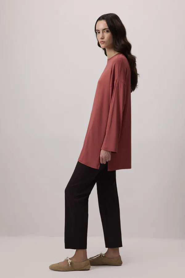 T-Sleeve Viscose Tunic