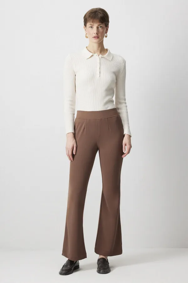 SPANISH-STYLE KNITTED TROUSERS