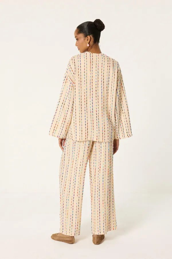 ENSEMBLE KIMONO ET PANTALON