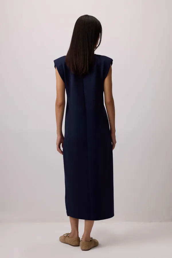 BICYCLE COLLAR PADDED DRESS