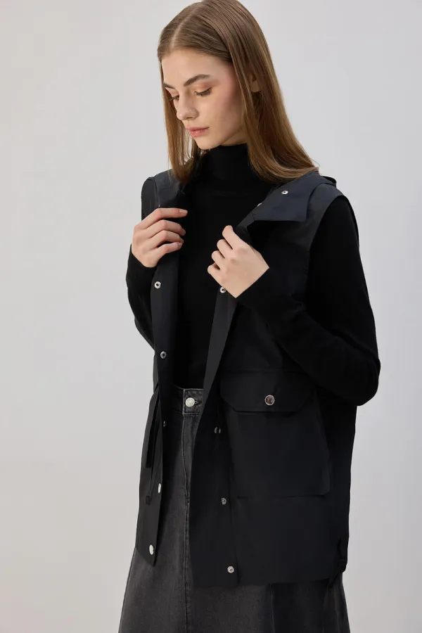 HOODED OVERSIZE VEST HOODED OVERSIZE VEST