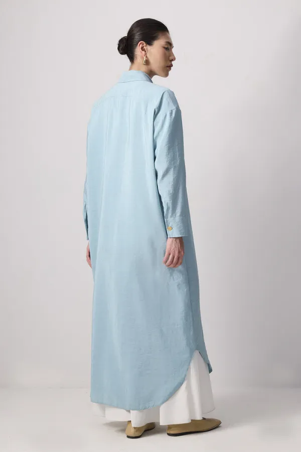 CEPLİ KUPRA UZUN CEKET