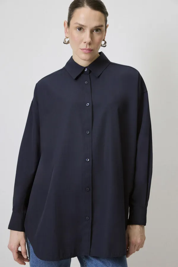 OVERSIZE FIT POPLIN SHIRT