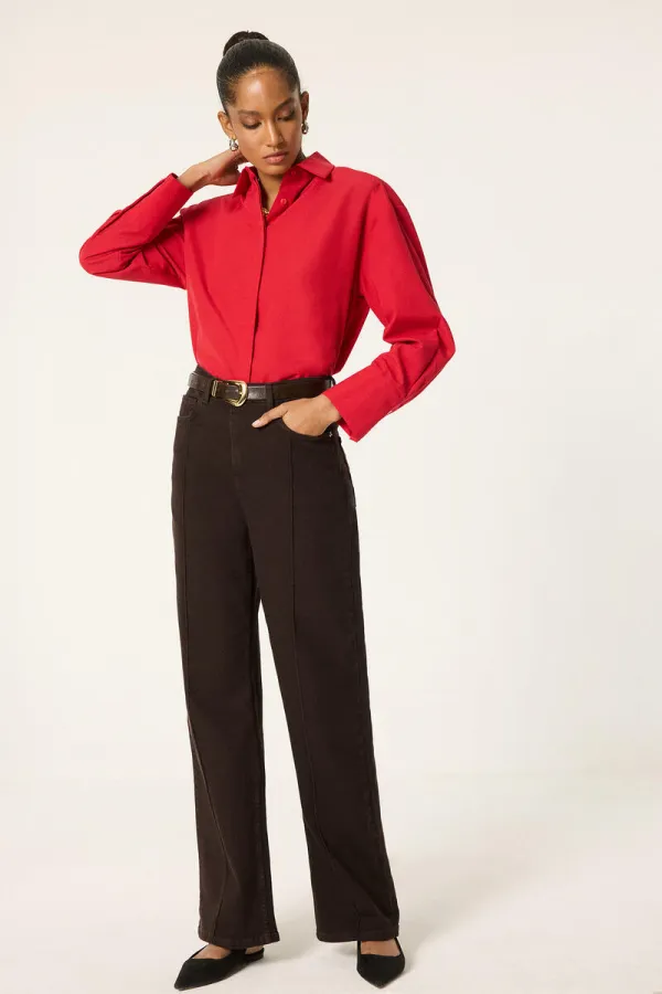 PANTALONS EN JEAN CÔTELÉS