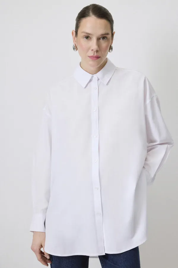 OVERSIZE FIT POPLIN SHIRT