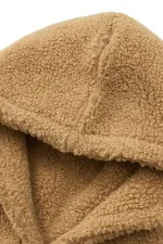 Sweat à capuche en polaire sherpa doublé en peau d'agneau pour homme Genius Store SHERPA-KAP