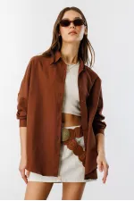 Oversize Basic Women's Shirt WOMEN-BASIC-SHIRT