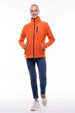 Store Kadın Polar Tam Fermuarlı Outdoor 3 Cepli Spor Polar Ceket KDN-PLR17