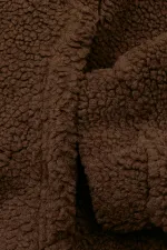 Sweat à capuche en polaire sherpa doublé en peau d'agneau pour homme Genius Store SHERPA-KAP