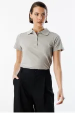 Women's Basic Polo Shirt WOMEN'S-POLO COLLAR