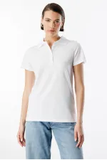 Women's Basic Polo Shirt WOMEN'S-POLO COLLAR