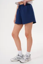 Kadın Modal Şort Beli Lastikli Cepli Şort MODAL-ŞORT