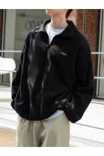 Sweat-shirt polaire oversize pour homme