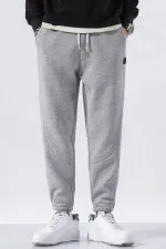 Genıus Store Erkek Eşofman İçi Polarlı Bağcıklı Bel Jogger Spor Eşofman Altı SPOR-ESF001