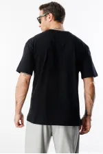 Erkek Oversize Fit %100 Organik Pamuk Bisiklet Yaka Tişört OVERSIZE-ERKEK-T-SHIRT