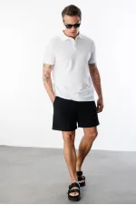  Erkek Çekmeyen Pamuklu Kumaş Regular Fit Standart Kesim Polo Yaka Tişört POLOYAKA-T-SHIRT1