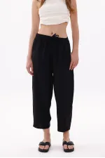 Women's Harem Pants with Pockets, Ayrobin Harem Pants, Adjustable Elastic Waistband, WOMEN'S SHALBAR