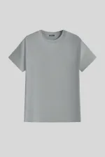 Men's T-shirt, Standard Fit, Basic Crew Neck T-shirt, BASIC-NO MODEL1