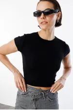 Women's Short-Sleeved Crop T-shirt CROP-T-SHIRT