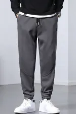 Genıus Store Erkek Eşofman İçi Polarlı Bağcıklı Bel Jogger Spor Eşofman Altı SPOR-ESF001