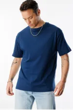 Erkek Oversize Fit %100 Organik Pamuk Bisiklet Yaka Tişört OVERSIZE-ERKEK-T-SHIRT
