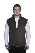 Gilet polaire homme, fermeture éclair intégrale, idéal pour les sports de plein air, 3 poches, 8 couleurs