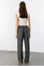 Soft Loose Knit Women's Trousers KNITTED-TROUSERS