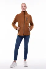 Store Kadın Polar Tam Fermuarlı Outdoor 3 Cepli Spor Polar Ceket KDN-PLR17