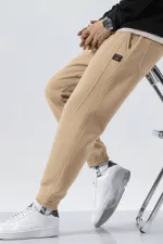 Genıus Store Erkek Eşofman İçi Polarlı Bağcıklı Bel Jogger Spor Eşofman Altı SPOR-ESF001